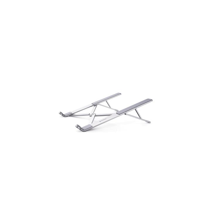 Soporte Portátil de Aluminio para Laptop / Amplia Compatibilidad de 11-17.3" / Ajuste de Altura 46.5 mm-136.5 mm /