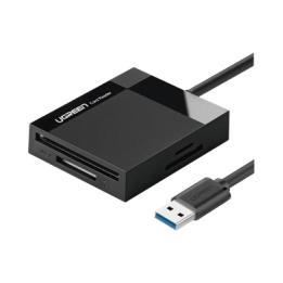 Lector de Tarjetas USB-A 3.0  a CompactFlash (CF)/ MemoryStick (MS)/ TransFlash (TF)/ SecureDigital (SD) | 4 en 1 |