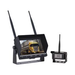 Sistema Profesional Inalámbrico de Cámara de Reversa Infrarroja y Monitor de 7" para Vehículos de Trabajo y