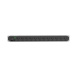 PDU Básico para Distribución de Energía, Enchufe de Entrada NEMA L5-20P, Con 12 Contactos NEMA 5-20R, Instalación