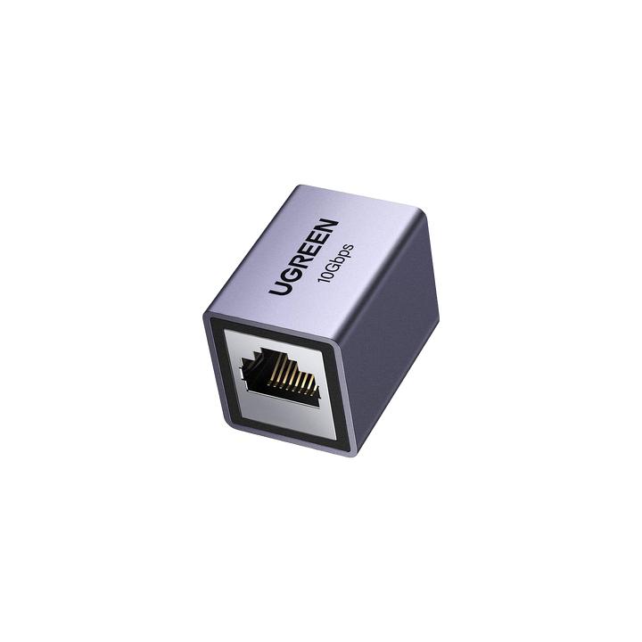 Acoplador STP (Extensor de Cable Ethernet RJ45) | 10Gbps | Blindado | Compatibilidad con Cat8 Cat7 Cat6 Cat5e | Hasta