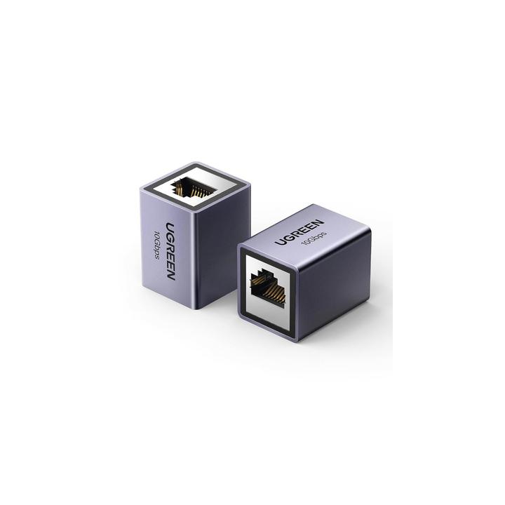 Acoplador STP (Extensor de Cable Ethernet RJ45) | 10Gbps | Blindado | Compatibilidad con Cat8 Cat7 Cat6 Cat5e | Hasta