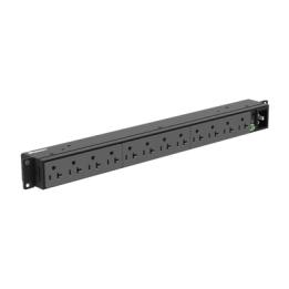 PDU Básico para Distribución de Energía, Enchufe de Entrada NEMA 5-20P, Con 12 Contactos NEMA 5-20R, Instalación