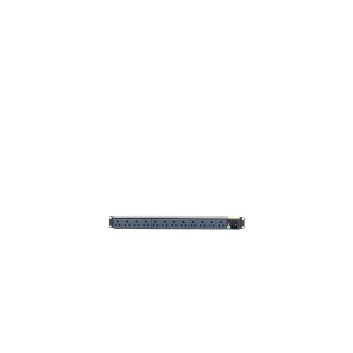 PDU Básico para Distribución de Energía, Enchufe de Entrada NEMA 5-20P, Con 12 Contactos NEMA 5-20R, Instalación