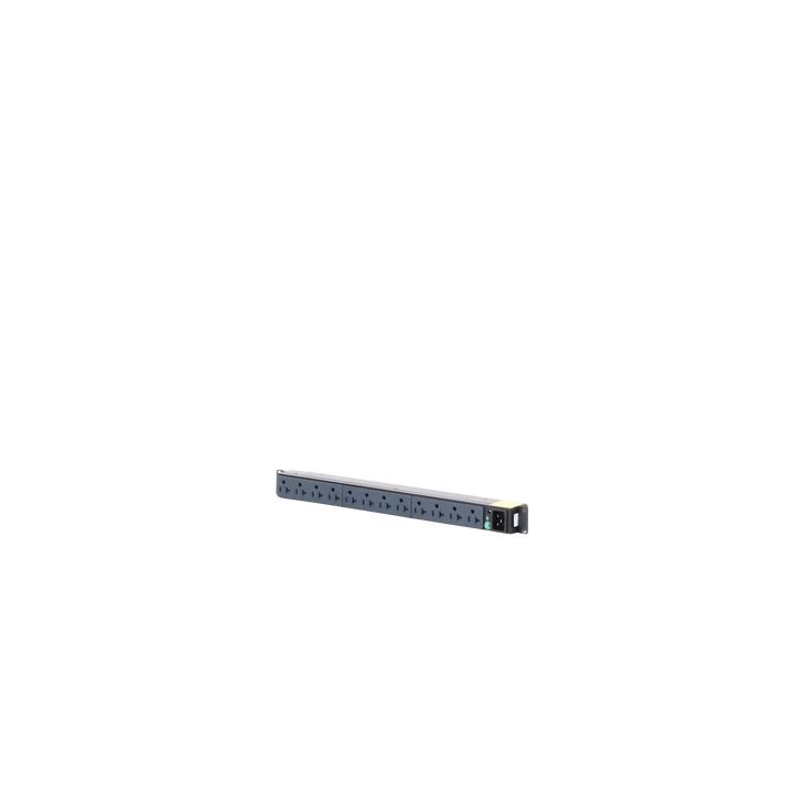 PDU Básico para Distribución de Energía, Enchufe de Entrada NEMA 5-20P, Con 12 Contactos NEMA 5-20R, Instalación