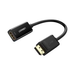 Convertidor DisplayPort a HDMI 4K| 3D | HDR | Blindaje Interno | Botón Liberador | Carcasa de ABS | Plug & Play | CE,