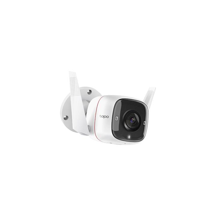 Cámara IP Wi-Fi para exterior, 3 megapixel, audio doble vía, visión nocturna, notificación Push, acepta memoria