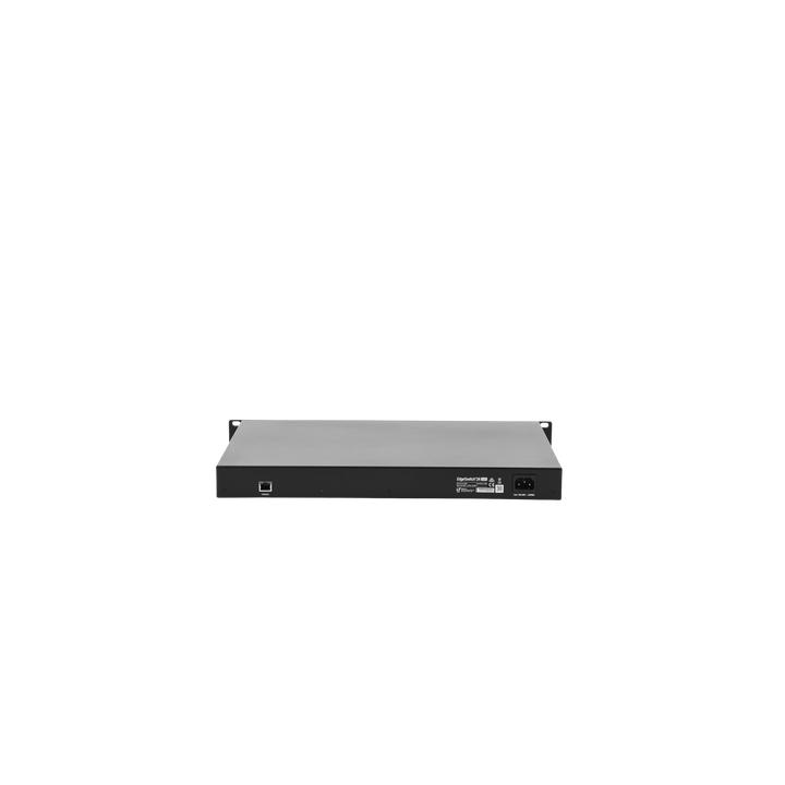 Switch EdgeMAX administrable de 24 puertos Gigabit con PoE+/PoE Pasivo 24V + 2 Puertos SFP, 250 W