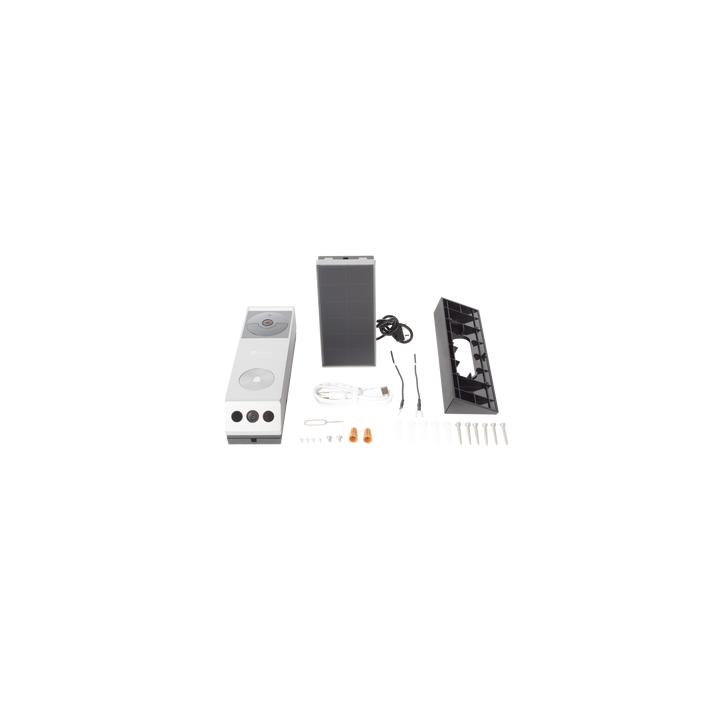 Doorbell de Batería Recargable con Transformador de 5Vcc o Panel Solar (Incluye Panel) / 3 megapíxel / Doble Lente /