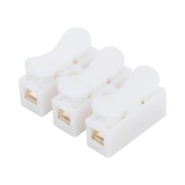 Conector tipo PUSH de 3 Contactos / Para una Conexión Rápida / Puentes de Cables