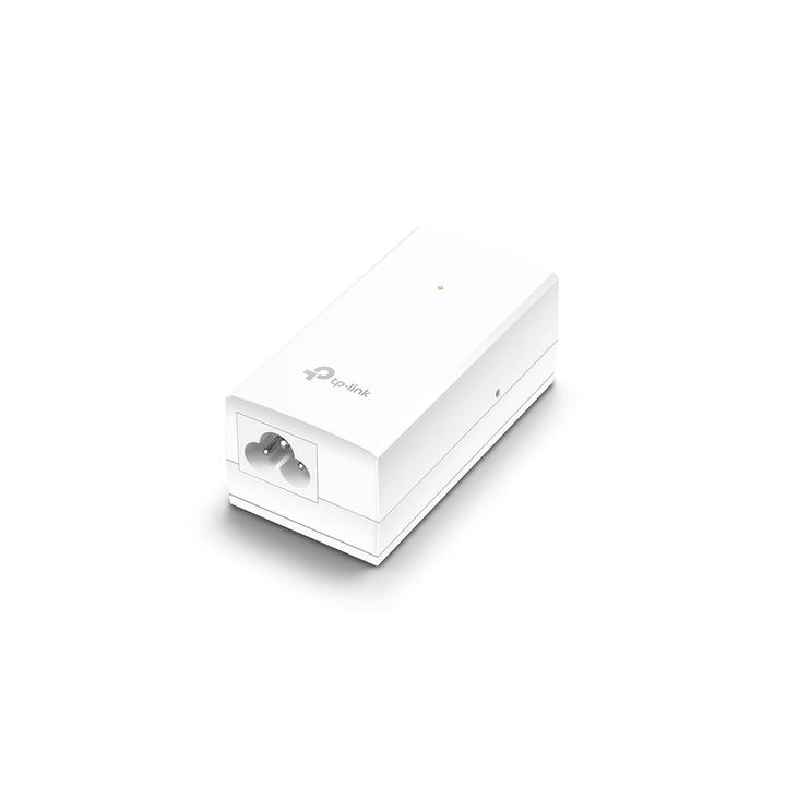 Inyector PoE Pasivo de 24V / 2 puerto 10/100/1000 Mbps / Plug and Play / Montaje en Pared