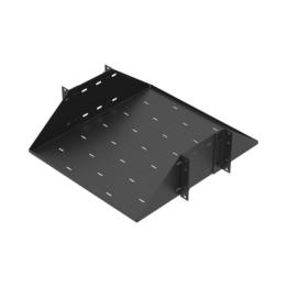 Charola para Soportar Equipos en Rack de 19", Profundidad Ajustable hasta 484 mm. 150 Kg  de Carga, Compatible con