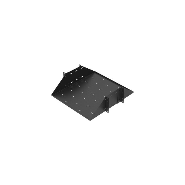 Charola para Soportar Equipos en Rack de 19", Profundidad Ajustable hasta 484 mm. 150 Kg  de Carga, Compatible con