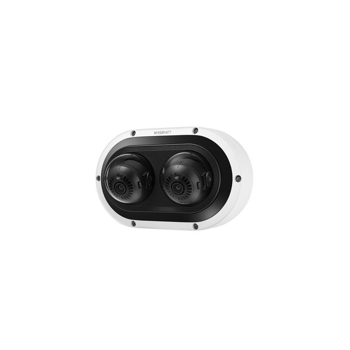 Camara IP Multi-sensor Multi-direccional / 2 Canales de 6MP / H.265 + WiseStream II / WDR 120dB / Exterior IP67 / IK10