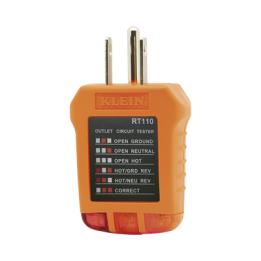 Probador de Tomacorrientes Estándar, con Secuencia de Luces para Indicar un Cableado Correcto/Incorrecto.