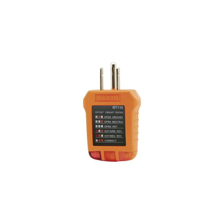 Probador de Tomacorrientes Estándar, con Secuencia de Luces para Indicar un Cableado Correcto/Incorrecto.