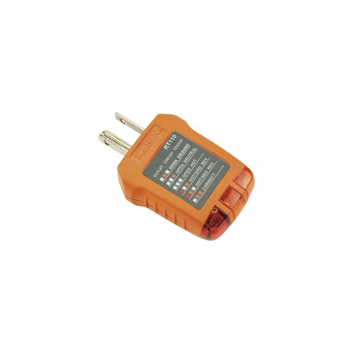 Probador de Tomacorrientes Estándar, con Secuencia de Luces para Indicar un Cableado Correcto/Incorrecto.
