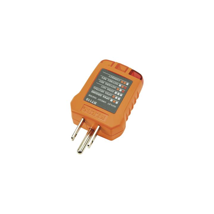 Probador de Tomacorrientes Estándar, con Secuencia de Luces para Indicar un Cableado Correcto/Incorrecto.