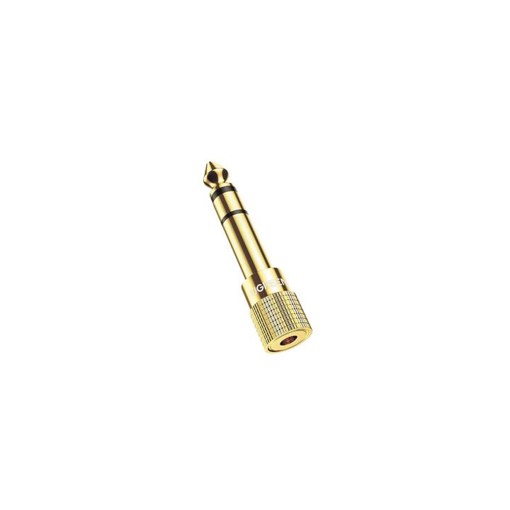 Adaptador (Convertidor) de Audio 3.5mm Hembra a 6.5mm Macho / Plug & Play / Superficie de Rosca Antideslizante /