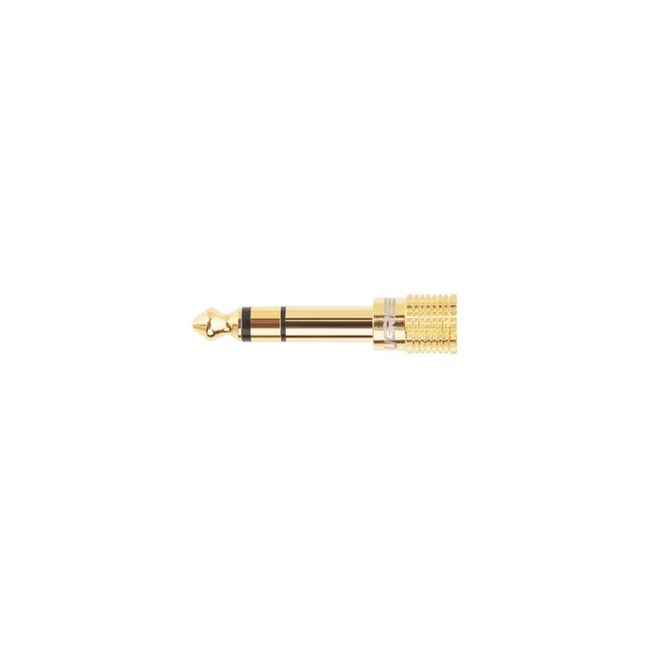 Adaptador (Convertidor) de Audio 3.5mm Hembra a 6.5mm Macho / Plug & Play / Superficie de Rosca Antideslizante /