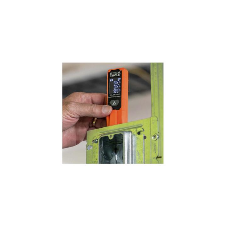 Medidor Compacto Láser de Distancias. Rango: 5.1 cm a 30.5 m / Opción cm o pulg. o Combinado /  Clip para Bolsillo.