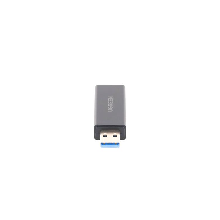 Lector de tarjetas SD portátil USB 3.0 de doble ranura / adaptador de tarjeta de memoria flash concentrador para TF SD