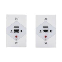 Kit Extensor HDMI en PLACAS DE PARED para distancias de 40 metros / Resolución 1080P @ 60 Hz / Cat 6/6A/ 7 / HDR/ Cero