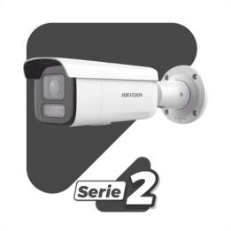 [Dual Light + 2 Micrófonos Integrados] Bala IP 2 Megapixel / Lente Mot. 2.8 a 12 mm / 60 mts Luz Blanca + 60 mts IR /