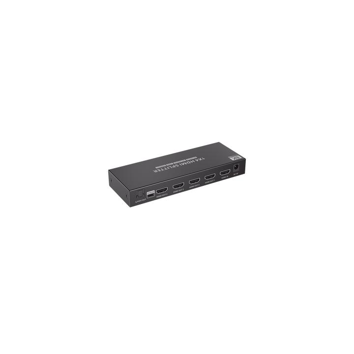 Splitter HDMI 1X4 | Velocidad de trasmisión 48 Gbps| Resolución 8K | Salida de audio| HDCP 2.3