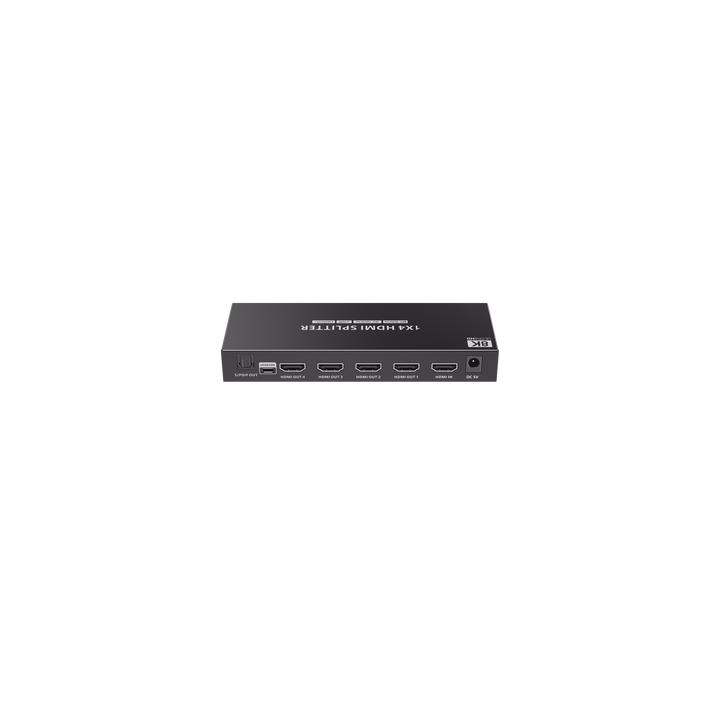 Splitter HDMI 1X4 | Velocidad de trasmisión 48 Gbps| Resolución 8K | Salida de audio| HDCP 2.3