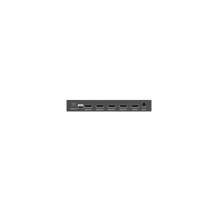 Splitter HDMI 1X4 | Velocidad de trasmisión 48 Gbps| Resolución 8K | Salida de audio| HDCP 2.3