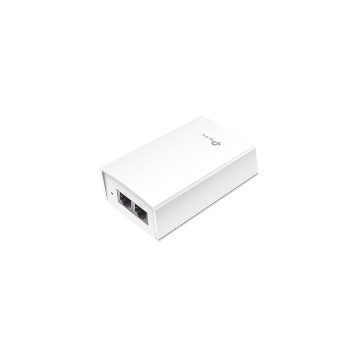 Inyector PoE Pasivo de 48V (24 Watts) / 2 puerto 10/100/1000 Mbps / Plug and Play / Montaje en Pared