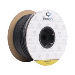 Carrete de Fibra Óptica Monomodo con Conectores LC-LC Duplex, Reforzada con Kevlar, de 150 Metros (492.13 Pies), Para