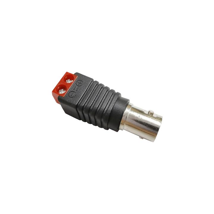 Conector BNC Hembra a Terminales Tipo Tornillo