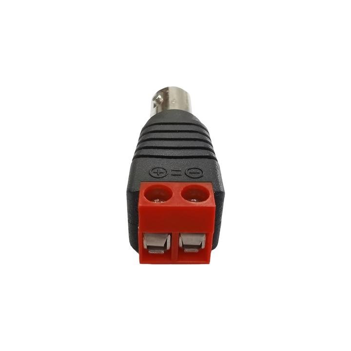 Conector BNC Hembra a Terminales Tipo Tornillo