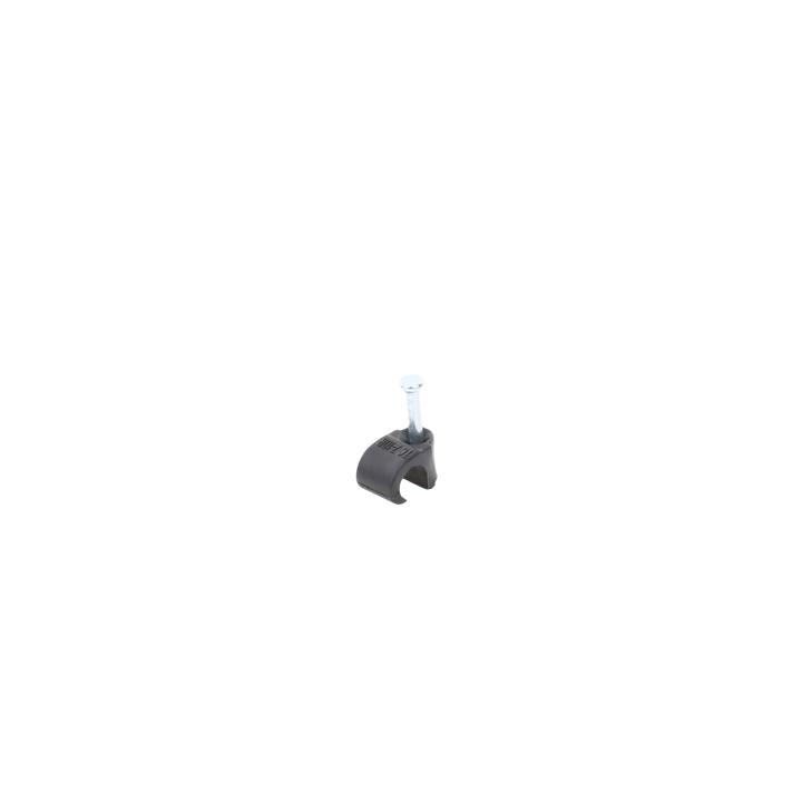 Grapa reforzada para cable redondo de 7mm color negro (100pzs) (3103-00300)