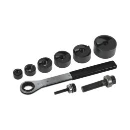 Juego de 6 Sacabocados de 1/2 a 2 Pulgadas (12.7 a 50.8 mm). con Estuche