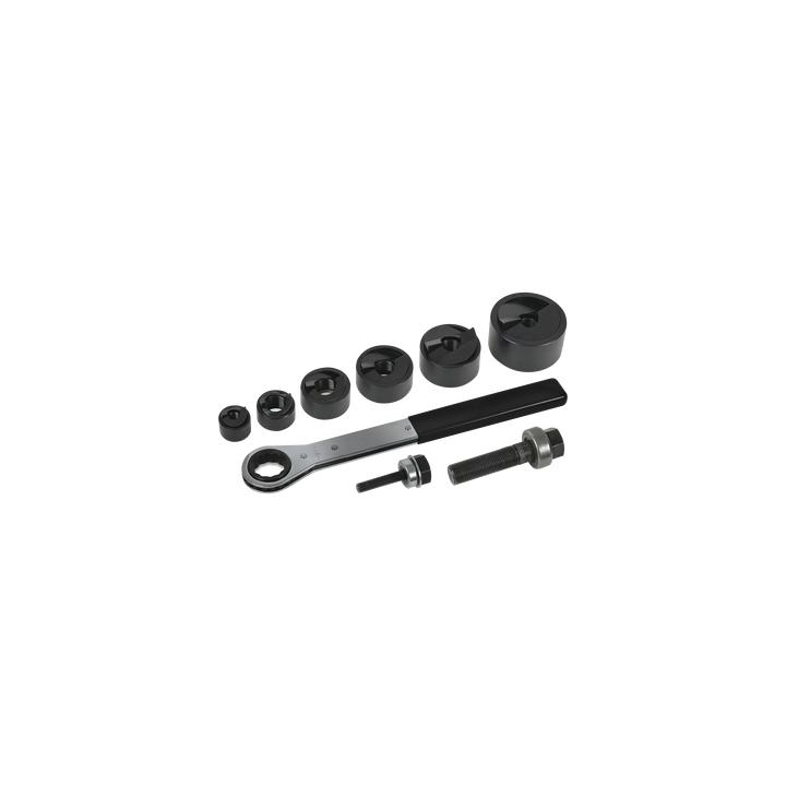 Juego de 6 Sacabocados de 1/2 a 2 Pulgadas (12.7 a 50.8 mm). con Estuche