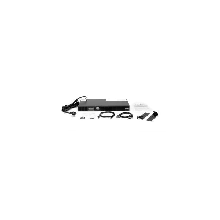 UPS de 500 VA/300 W, Topología Línea Interactiva, Entrada 120 Vca NEMA 5-15P, Tipo Rack 1 UR, Con 6 Tomas NEMA 5-15R