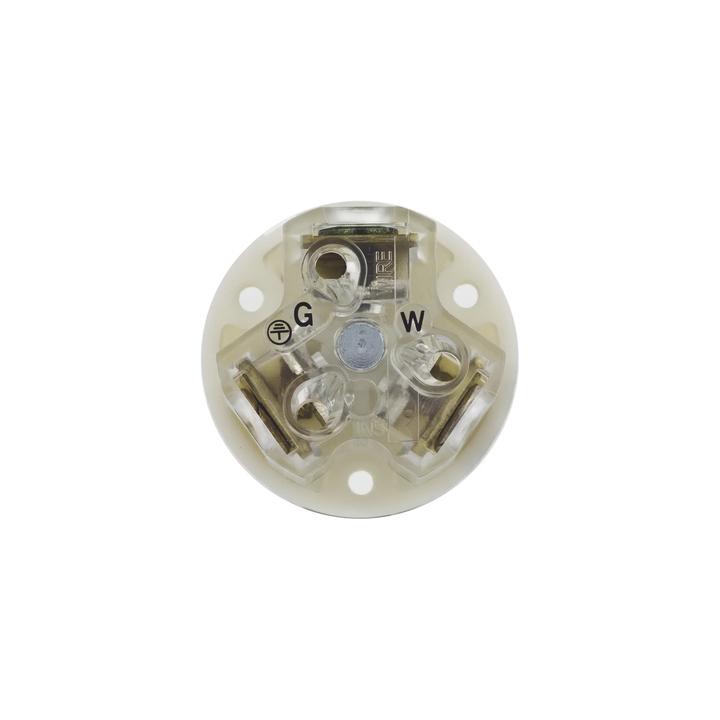 Clavija Negra 15 A 125 V CA 2 Polos 3 Hilos (NEMA 5-15P).