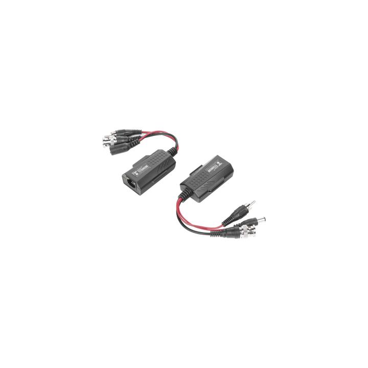 Kit de transceptores activos, envía alimentación 12V/24Vcc/AC, video y audio a una distancia de hasta 150 m en 4K
