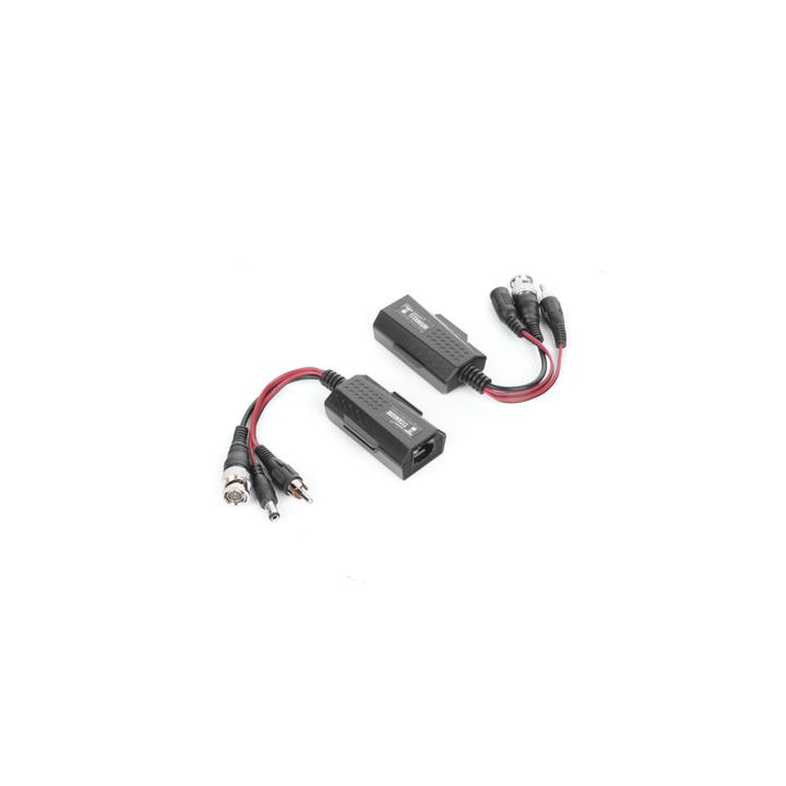 Kit de transceptores activos, envía alimentación 12V/24Vcc/AC, video y audio a una distancia de hasta 150 m en 4K