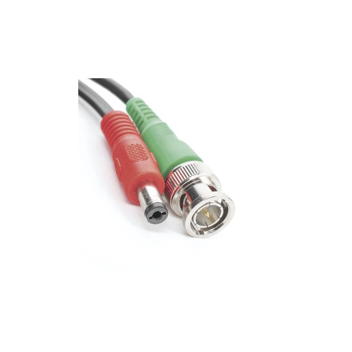 Cable Coaxial (BNC RG59) + Alimentación / SIAMES / 20 Metros (65.62 Pies) / Aleación Cobre + Aluminio CCA / Para