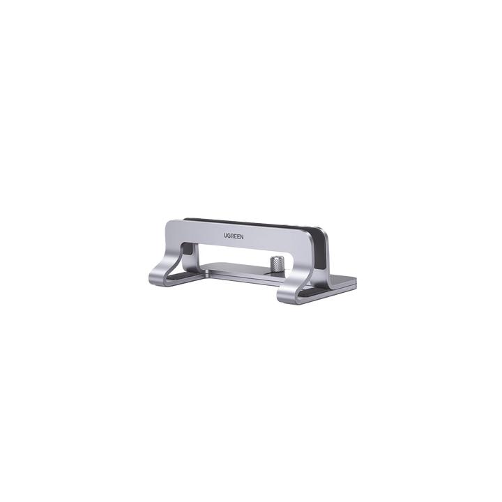 Soporte Vertical para Laptop / Adecuado para escritorio / Anchura Ajustable (12-26mm) / Amplia compatibilidad /