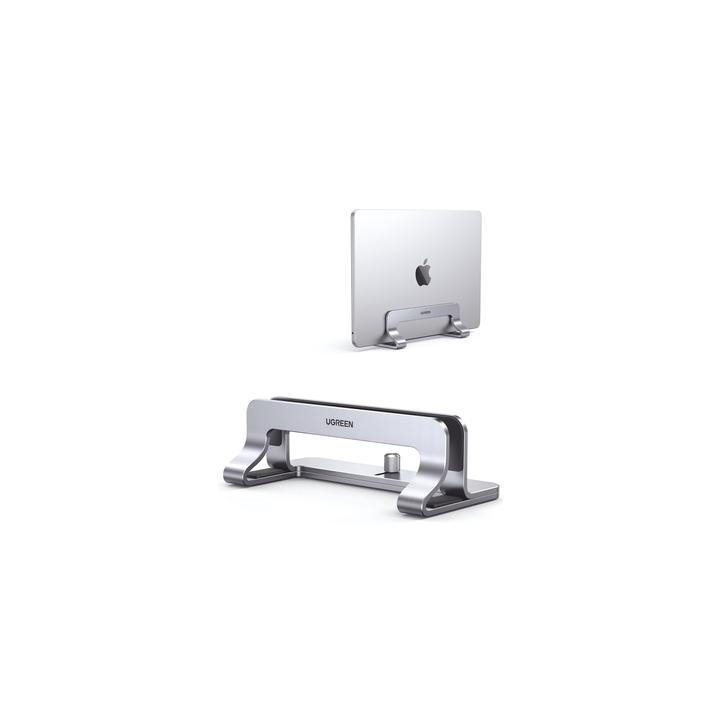 Soporte Vertical para Laptop / Adecuado para escritorio / Anchura Ajustable (12-26mm) / Amplia compatibilidad /