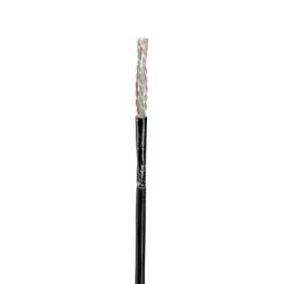 Bobina de Cable UTP de 4 Pares, Con Aislamiento de Fluoropolímero, Cat6A (23 AWG), Uso Interior/Exterior Para Entorno