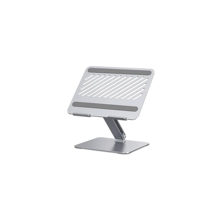 Soporte de Aluminio para Laptop | Ajustable 180° | Soporta Laptops de 10 a 17.3''| Capacidad de Carga 5Kg | Excelente