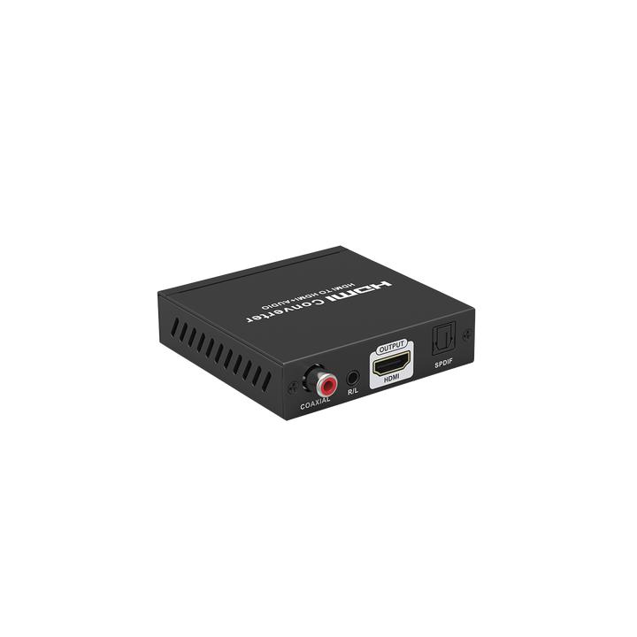 Extractor de Audio de HDMI a HDMI + Audio / Salida de Audio Digital o Análoga / SPDIF / Toslink / Auxiliar 3.5mm