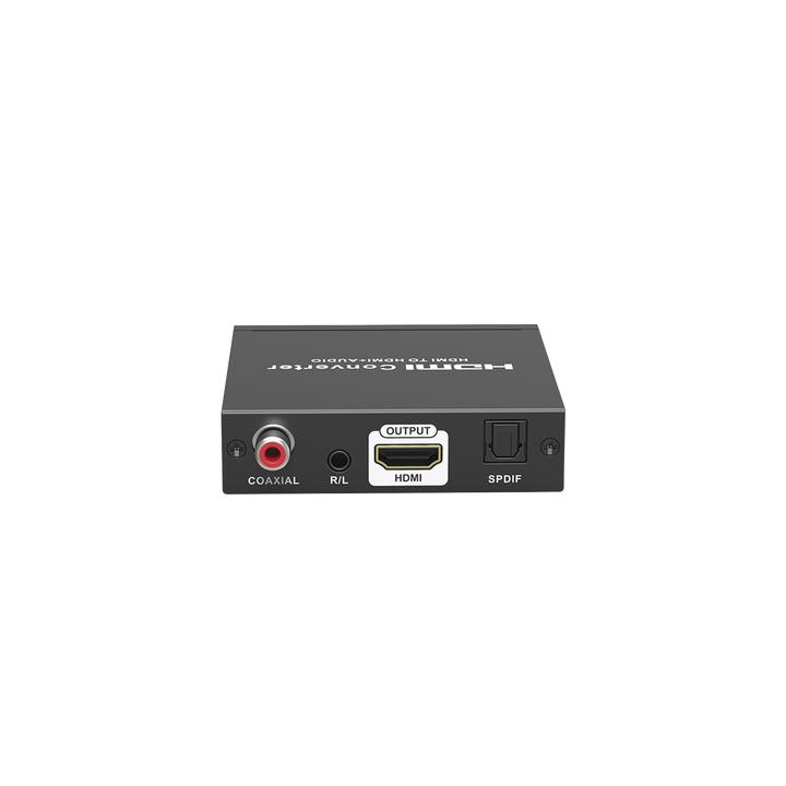 Extractor de Audio de HDMI a HDMI + Audio / Salida de Audio Digital o Análoga / SPDIF / Toslink / Auxiliar 3.5mm