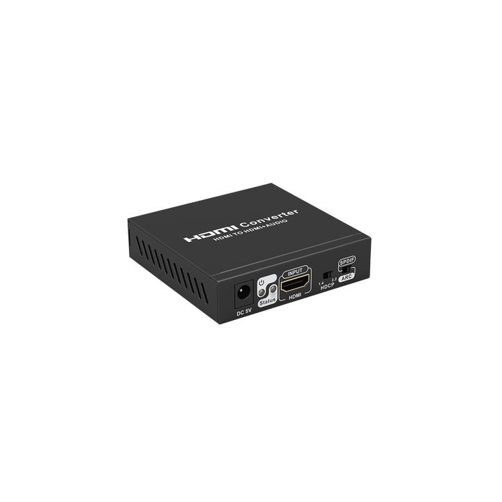 Extractor de Audio de HDMI a HDMI + Audio / Salida de Audio Digital o Análoga / SPDIF / Toslink / Auxiliar 3.5mm